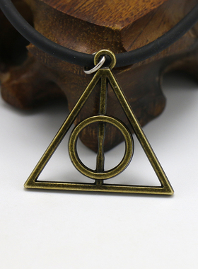 欧美影视周边旋转吊坠项链饰品