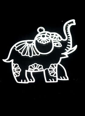 diy饰品配件镂空合金西藏吊坠