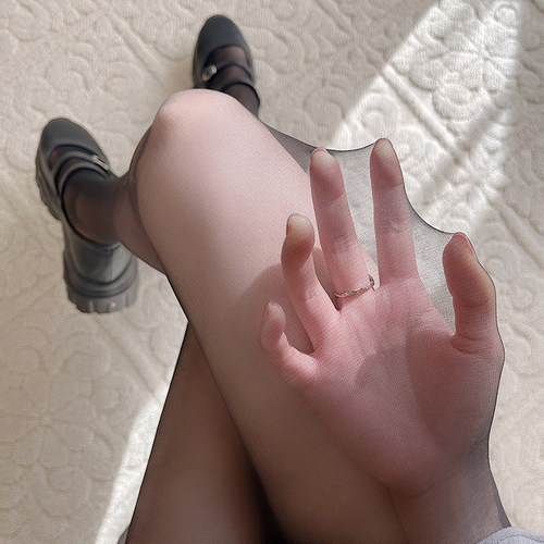 桃乐莉2条装美肤袜防晒丝袜夏季薄款自然裸感防勾黑丝光腿神器女 - 图3