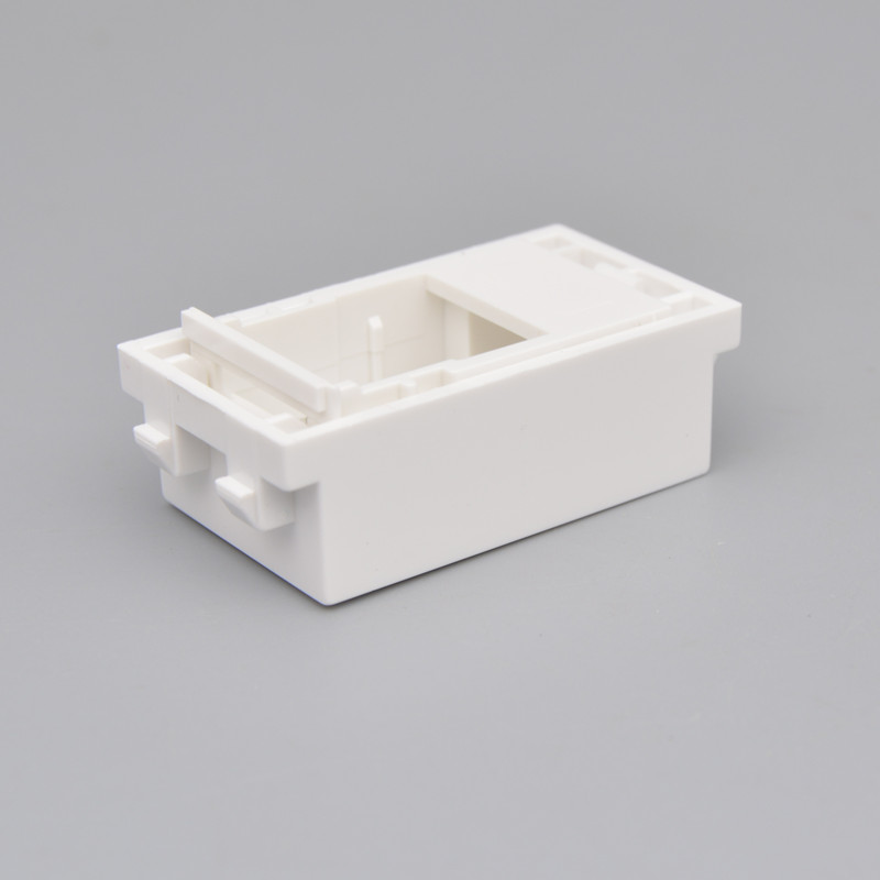 128型电脑模块空支架框带防护门网络空支架带电脑标识 配面板地插 - 图2