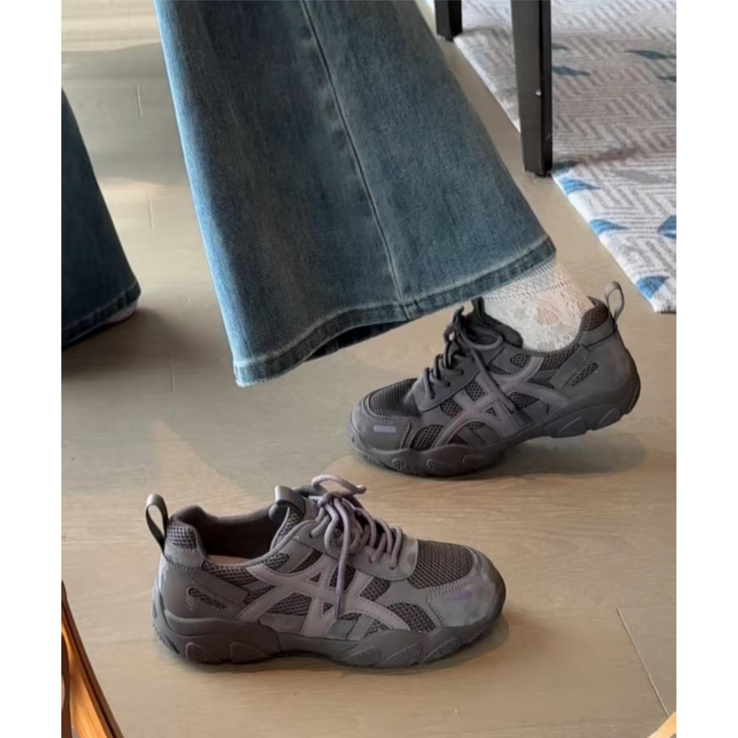 小众德训鞋女2025秋冬新款巨好看小白鞋厚底爆款休闲运动阿甘女鞋,淘宝优惠券,粉丝福利购,淘宝优惠卷