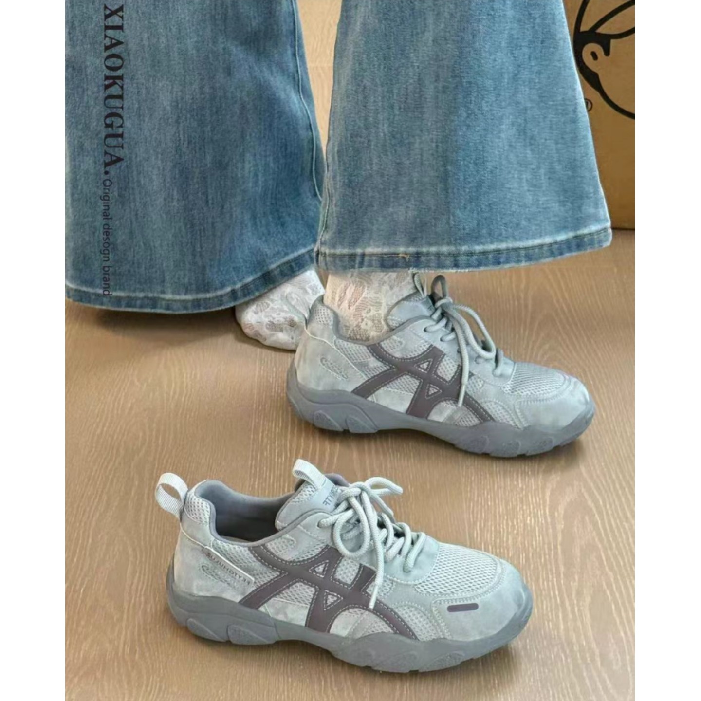 小众德训鞋女2025秋冬新款巨好看小白鞋厚底爆款休闲运动阿甘女鞋,淘宝优惠券,粉丝福利购,淘宝优惠卷