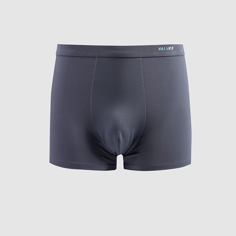 海一家纯色高腰针织平脚短裤2025年新款舒适透气两条装内裤男,淘宝优惠券,粉丝福利购,淘宝优惠卷