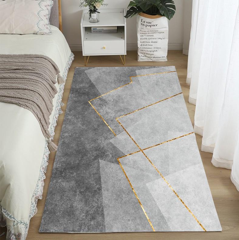 Bedroom bedside carpet living room sofa tea table floor mat - 图2