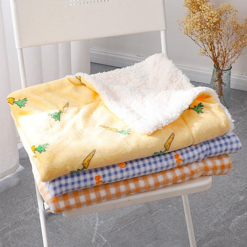 狗狗毛毯睡觉被子冬加厚小狗毯子冬季保暖灰边加绒宠物狗可垫可盖,淘宝优惠券,粉丝福利购,淘宝优惠卷