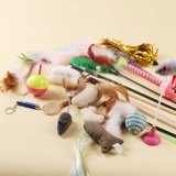 Команда кошачья кошка, набор игрушек кошка кроличье мяч, шеста для мыши, кошачья игрушка, игрушка для кошек, турнирная кошачья палочка