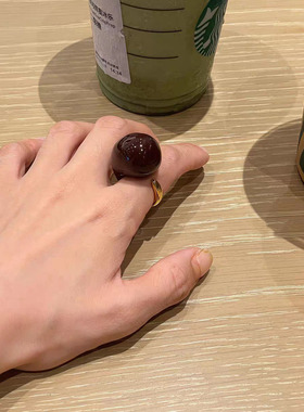 小众独特bv水滴戒指珐琅滴釉指环