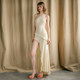 Pure Desire Cool Atmosphere Irregular Halter Dress