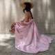 KLIOU early autumn miu style streamer super fairy tube top dress women's design slimming and irregular skirt trend