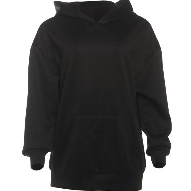 KLIOU sports, casual, fashionable and personalized hooded sweatshirt for women, design, see-through, slim, versatile, trendy street tops