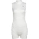 Technologically futuristic mesh splicing sleeveless jumpsuit