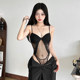 Fishing style royal sister style bottoming jumpsuit