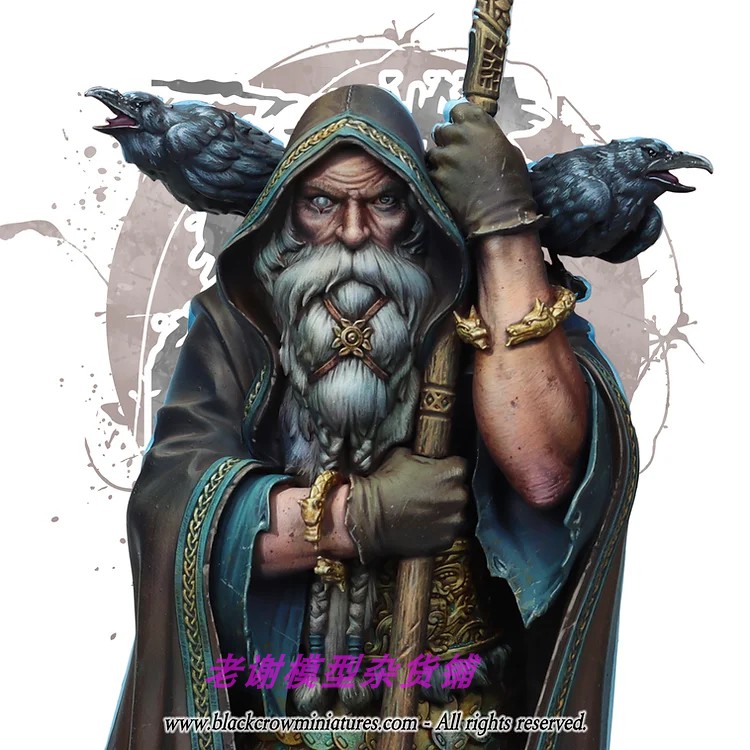 Black Crow Miniatures ODIN bust 1/12 - 图0