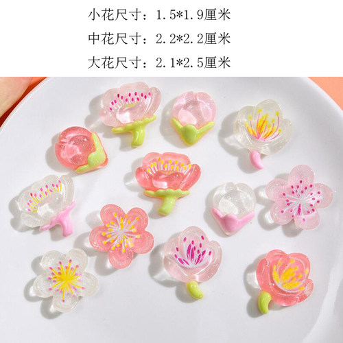 平背混合卡通棒棒糖树脂DIY材料奶油胶发夹手机壳娃娃屋冰箱贴 - 图0