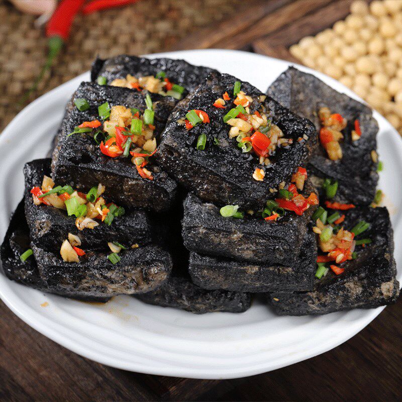 生胚半成品长沙正宗臭干子臭豆腐 喜利发食品臭豆腐
