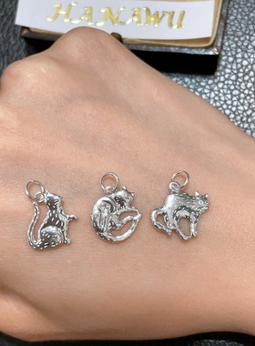 nojess新款幸福小猫吊坠挂坠