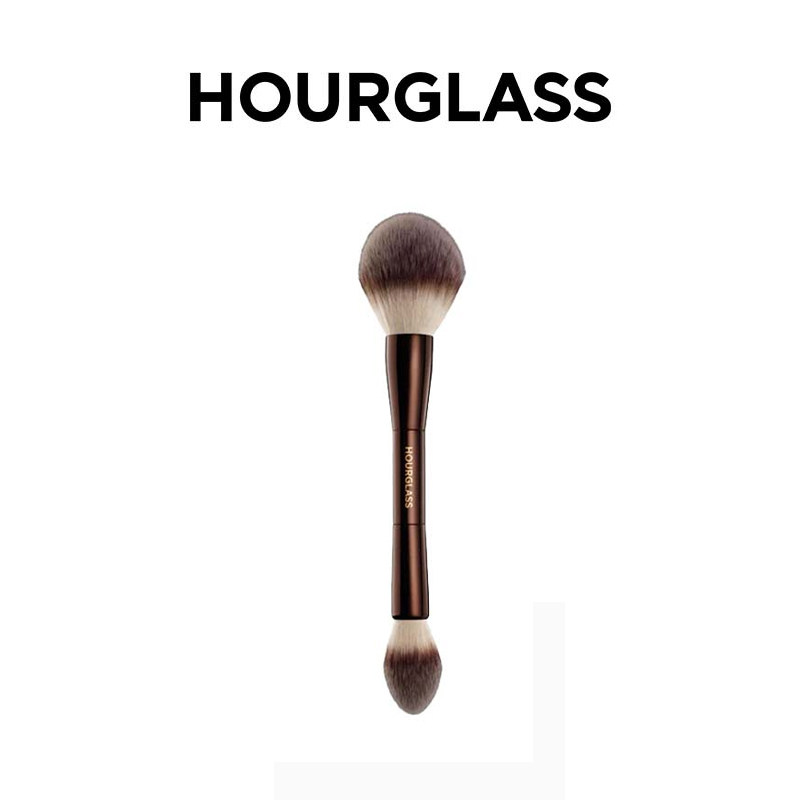 HOURGLASS柔光亮彩双头多用定妆刷 化妆刷腮红刷 毛刷头收纳粉刷