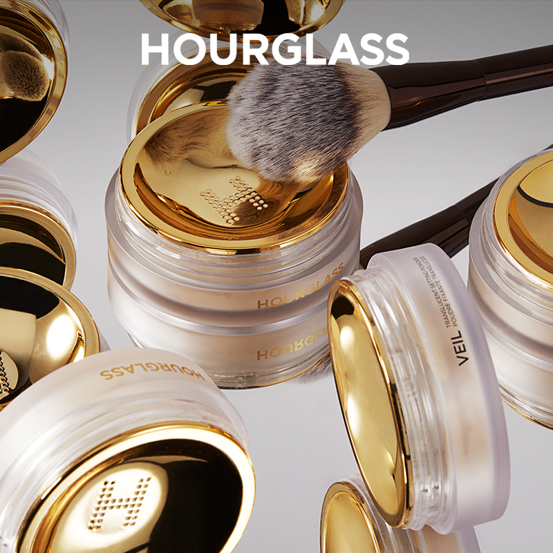 【官方正品】HOURGLASS柔纱定妆散粉小金碗持妆蜜粉提亮隐匿毛孔 - 图3