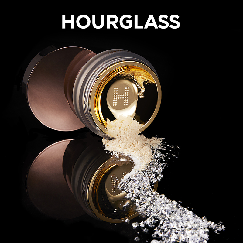 【官方正品】HOURGLASS柔纱定妆散粉小金碗持妆蜜粉提亮隐匿毛孔 - 图1