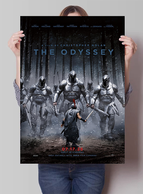 奥德赛The Odyssey电影海报 诺兰荷兰弟安妮海瑟薇壁纸墙贴装饰画