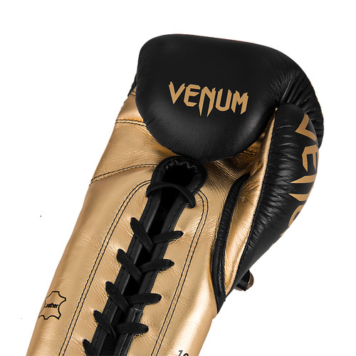 VENUM毒液PRO BOXING GLOVES职业专业拳击限量定制款比赛拳套黑金 - 图1