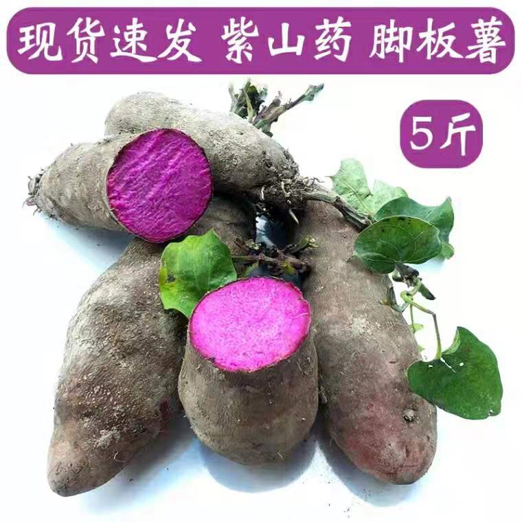 Fresh vegetables purple yam farmer brother