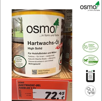 Wood wax oil OSMO opoetry wood German original imported indoor outdoor waterproof and weatherproof log hard bright light oil