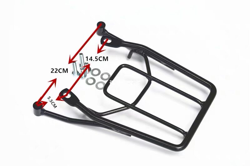 适用于雅马哈迅鹰125实心钢筋尾架 尾箱支架 后备箱架改装后货架,淘宝优惠券,粉丝福利购,淘宝优惠卷