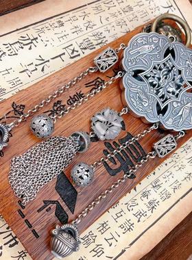 其他男女足银手工錾刻独款