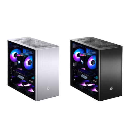 Qiao Sibo v9 алюминиевая боковая сторона прозрачной игры Matx Gaming Office Case Vertical Air Duct SFX Power Power Supply 290 графическая карта