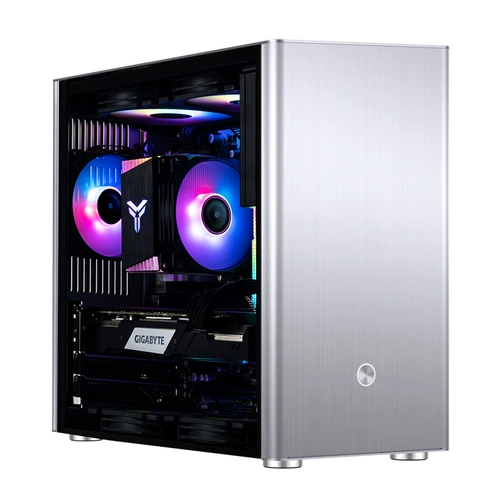 Qiao Sibo v9 алюминиевая боковая сторона прозрачной игры Matx Gaming Office Case Vertical Air Duct SFX Power Power Supply 290 графическая карта