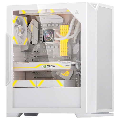 JinheTian Foresee DB01/FM01 Computer Case Backline Retrograde Glass Полное прозрачное и простое совместимое шасси ATX