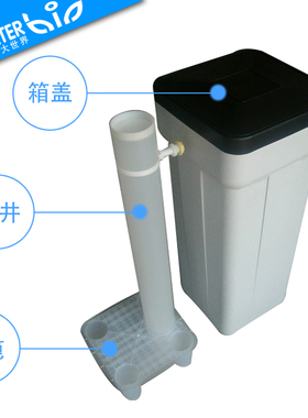 食品级塑料100L方盐箱送专业盐阀
