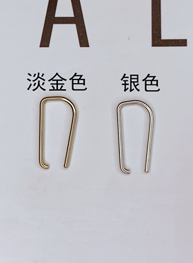 时尚风手工制作包金不掉色耳钉