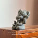 Bored, put on a small elephant ornament, auspicious Chinese auspicious beast ornament, gift
