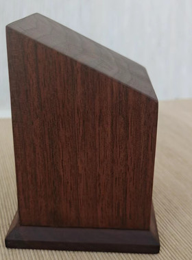 黑胡桃木模型底座实木