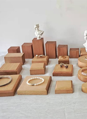 diy榉木胸像方块手工椭圆形底座