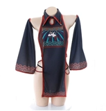 Сексуальное ципао, комплект, ремень, нижнее белье, косплей