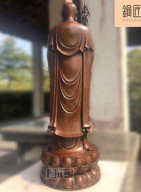 摆件纯铜地藏王菩萨佛像