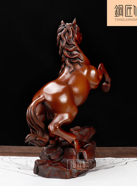 铜匠仁 32#马摆件马到成功铜家居装饰品客厅办公室开业礼品摆件