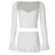 ຊຸດ lace splicing sexy ແບບເອີຣົບແລະອາເມລິກາ