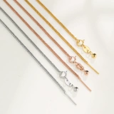 Ожерелье, бусины, универсальная цепочка, серебро 925 пробы, жемчужное серебро, золото 18 карат