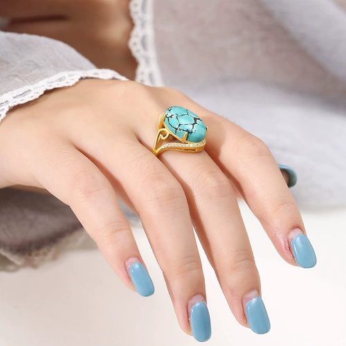 Изумрудное модное золотое обручальное кольцо из воскового агата подходит для мужчин и женщин, серебро 925 пробы, японские и корейские, 18 карат