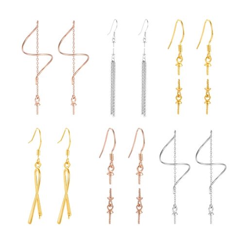 Серьги, аксессуар из жемчуга с кисточками, японские и корейские, простой и элегантный дизайн