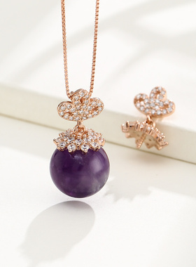 925纯银吊坠扣女18k网红珍珠