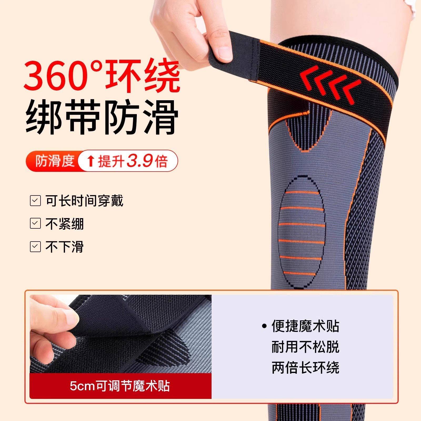 日本绑带护膝盖保暖老寒腿加长筒套男女士关节艾草发热滑老人专用,淘宝优惠券,粉丝福利购,淘宝优惠卷