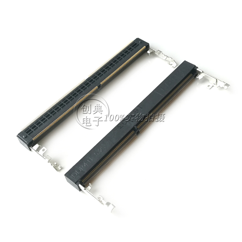 DDR4内存卡槽260Pin5.2H正向LOTE得意ADDR0207-P001A第四代SODDR4-图0