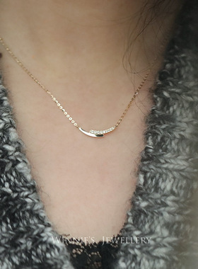 925纯银气质简约百搭小众项链