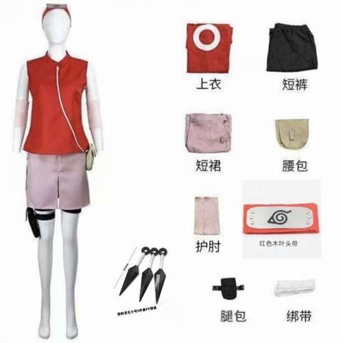 忍者疾风传小樱cos套装春野樱cosplay套装现货 - 图3
