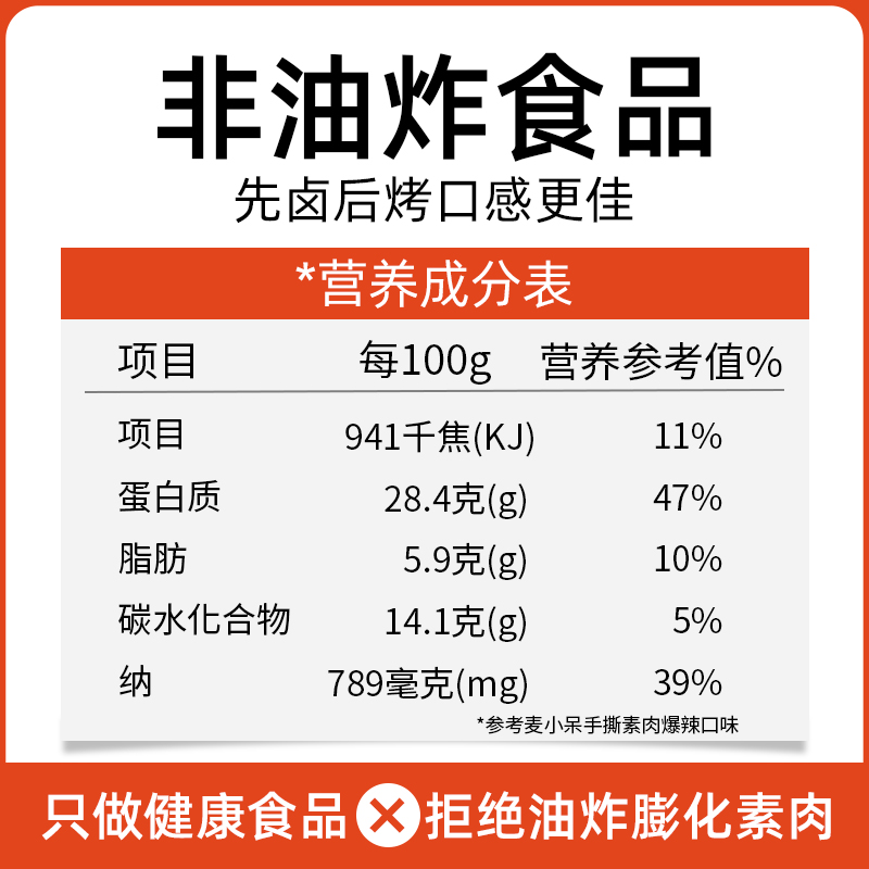 麦小呆9号素肉手撕豆干零食麻辣解馋大袋高级小吃休闲食品大礼包